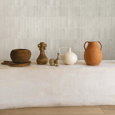 kitchen, bathroom peel and stick backsplash tiles MOROCCO White Grey Smart Tiles