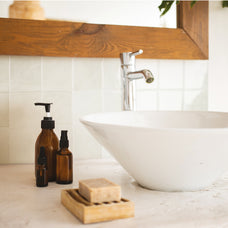 bathroom peel and stick backsplash tile Zellige white Smart Tiles