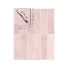 peel and stick backsplash tile sample kit pink smart tiles for kitchen, bathroom, vr and fireplace