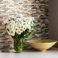 kitchen, bathroom peel and stick backsplash tiles MURETTO Beige, White Smart Tiles