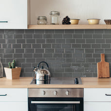 kitchen, bathroom peel and stick backsplash tiles METRO Grey Smart Tiles