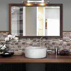 kitchen, bathroom peel and stick backsplash tiles CRESCENDO Beige, Brown, Grey Smart Tiles