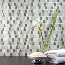 kitchen, bathroom peel and stick backsplash tiles CAVALIS Stainless Steel Smart Tiles
