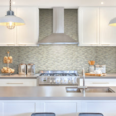 kitchen, bathroom peel and stick backsplash tiles CRESCENDO Ivory Smart Tiles