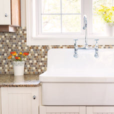 kitchen peel and stick backsplash tiles BRIXIA Beige, Brown Smart Tiles