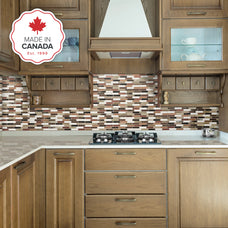 kitchen, bathroom peel and stick backsplash tiles MILENZA Beige, Brown Smart Tiles