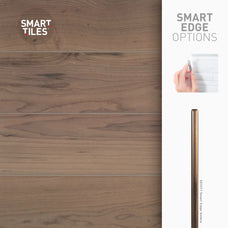 Smart Edge peel and stick backsplash tiles NORWAY Brown Smart Tiles