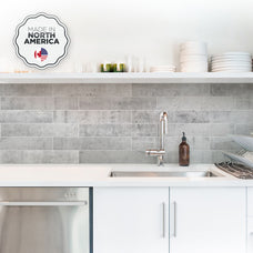 kitchen, bathroom peel and stick backsplash tiles NORWAY Grey Smart Tiles
