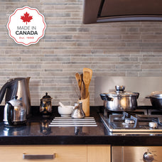 kitchen, bathroom peel and stick backsplash tiles MILANO Beige, Grey Smart Tiles