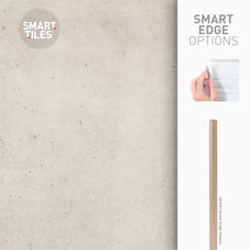 Smart Edge peel and stick backsplash tiles BLOK Beige Smart Tiles