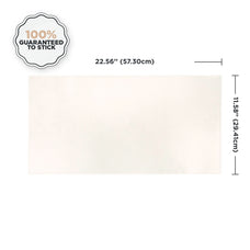 Dimensions peel and stick backsplash tiles BLOK White Smart Tiles