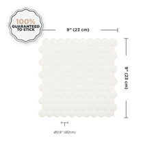 Dimensions peel and stick backsplash tiles PENNY White Smart Tiles