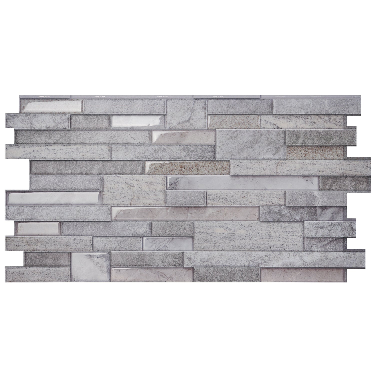 トップス pellicule sp motif stone PK Gray Peel and Stick Backsplash Tiles - Pietra Pozzuoli | The Smart