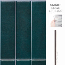 Smart Edge peel and stick backsplash tiles MOROCCO Blue Smart Tiles