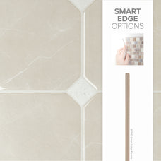 smart edge peel and stick backsplash tiles Betera beige white Smart Tiles