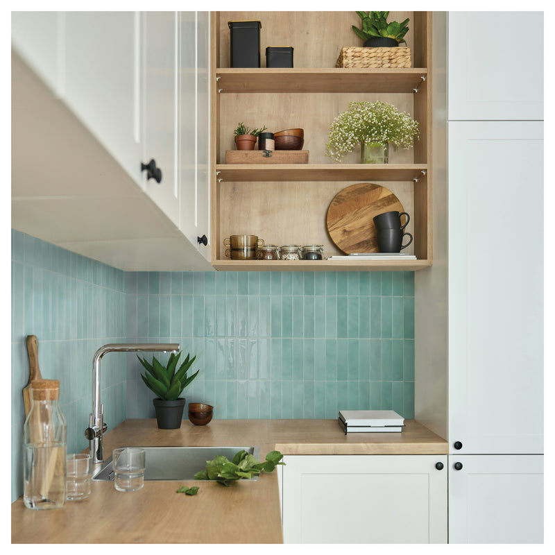MOROCCO Blue peel and stick backsplash tile smart tiles for kitchen, bathroom, vr and fireplace