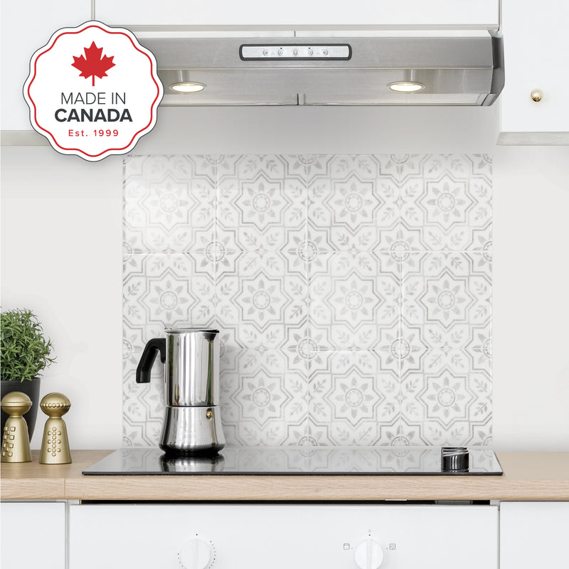KIT-KITCHEN Grey, White peel and stick backsplash tile smart tiles for kitchen, bathroom, vr and fireplace