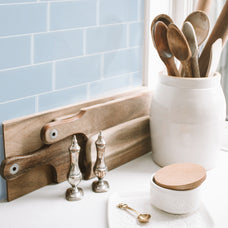 kitchen, bathroom peel and stick backsplash tiles METRO Blue Smart Tiles
