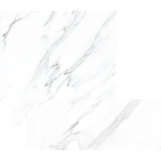 smart tiles wall panel White marble texture with gray veins waterproof