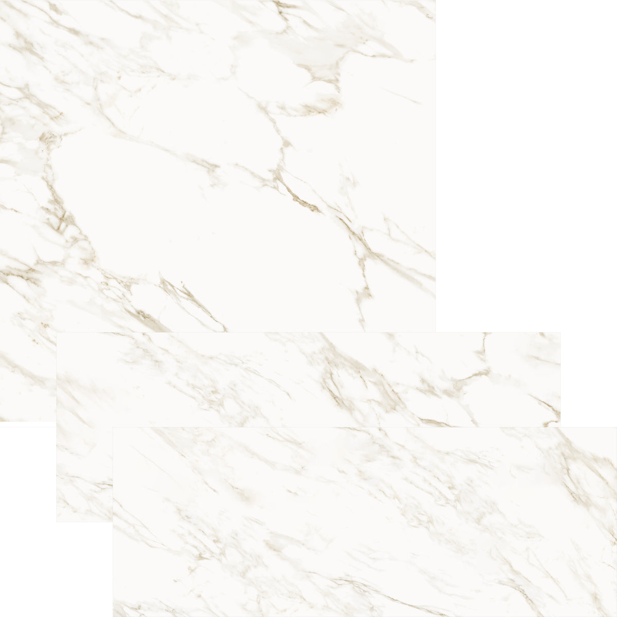 smart tiles wall panel Off White marble texture with beige gray veins waterproof