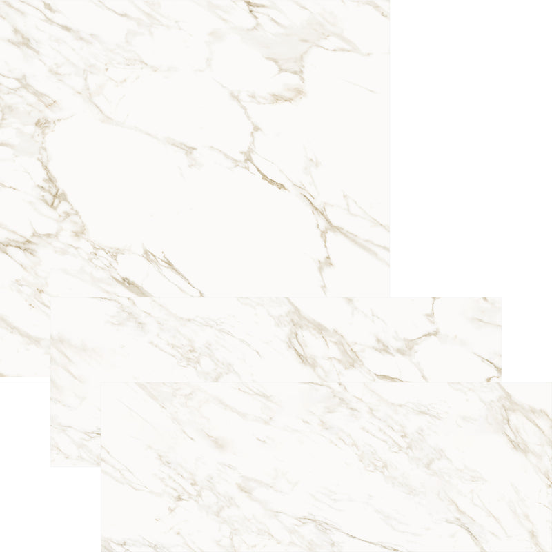 smart tiles wall panel Off White marble texture with beige gray veins waterproof