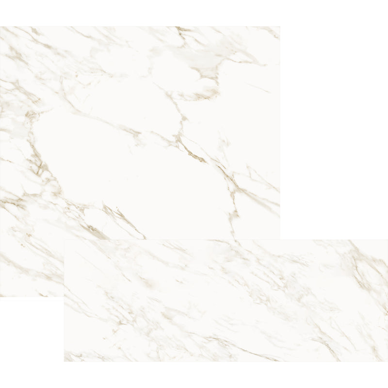 smart tiles wall panel Off White marble texture with beige gray veins waterproof