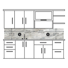 dimensions smart tiles wall panel Grey marble texture with beige veins waterproof