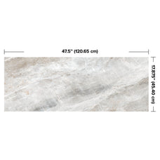 dimensions smart tiles wall panel Grey marble texture with beige veins waterproof