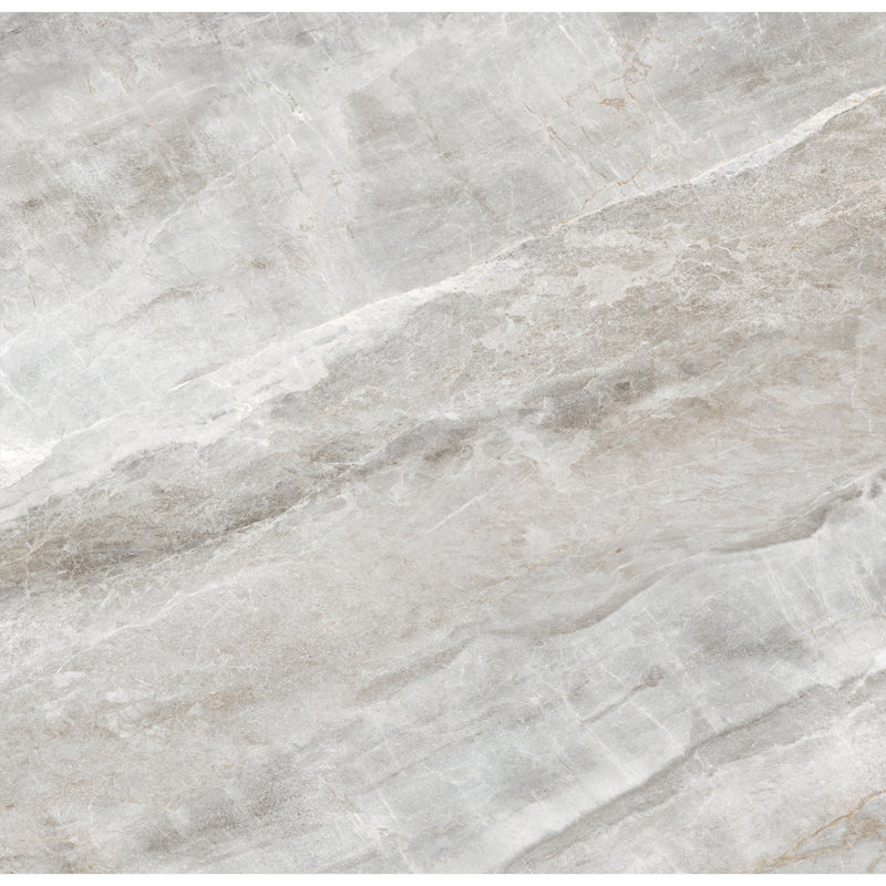 smart tiles wall panel Grey marble texture with beige veins waterproof