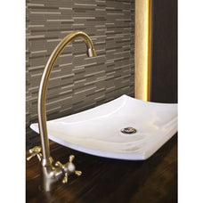 kitchen, bathroom peel and stick backsplash tiles LOFT Bronze Smart Tiles