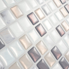 kitchen, bathroom peel and stick backsplash tiles MURANO Beige, Grey, White Smart Tiles