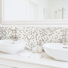 kitchen, bathroom peel and stick backsplash tiles MURANO Beige, Grey, White Smart Tiles