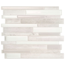 MILANO Beige, White peel and stick backsplash tile smart tiles for kitchen, bathroom, vr and fireplace