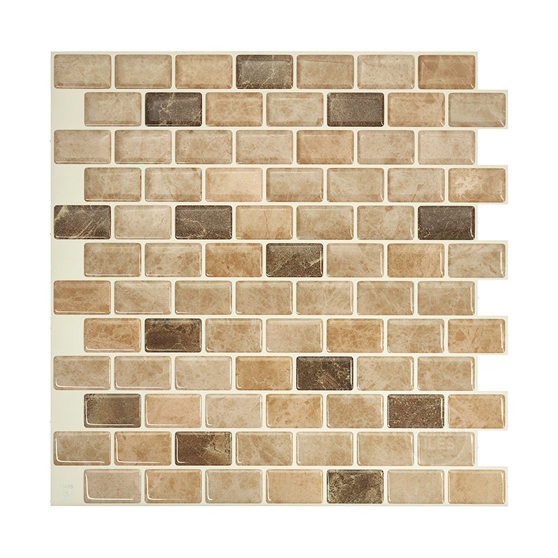 RAVENNA Beige, Brown Ravenna beige peel and stick backsplash tile smart tiles for kitchen, bathroom, vr and fireplace