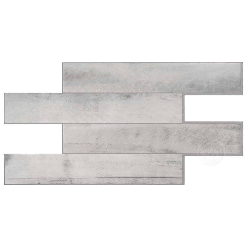 NORWAY Grey peel and stick backsplash tile smart tiles for kitchen, bathroom, vr and fireplace