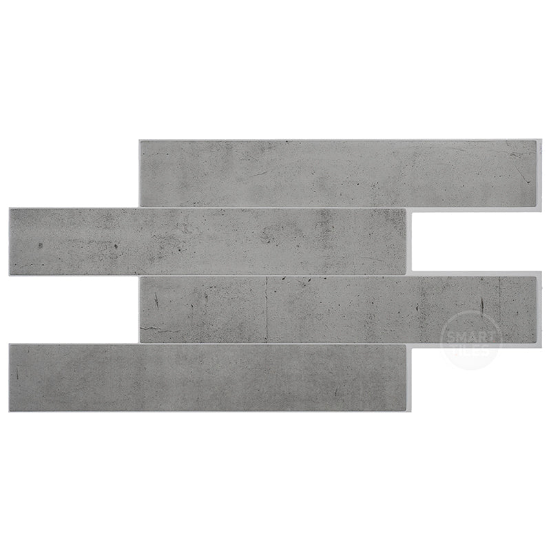 NORWAY Grey peel and stick backsplash tile smart tiles for kitchen, bathroom, vr and fireplace