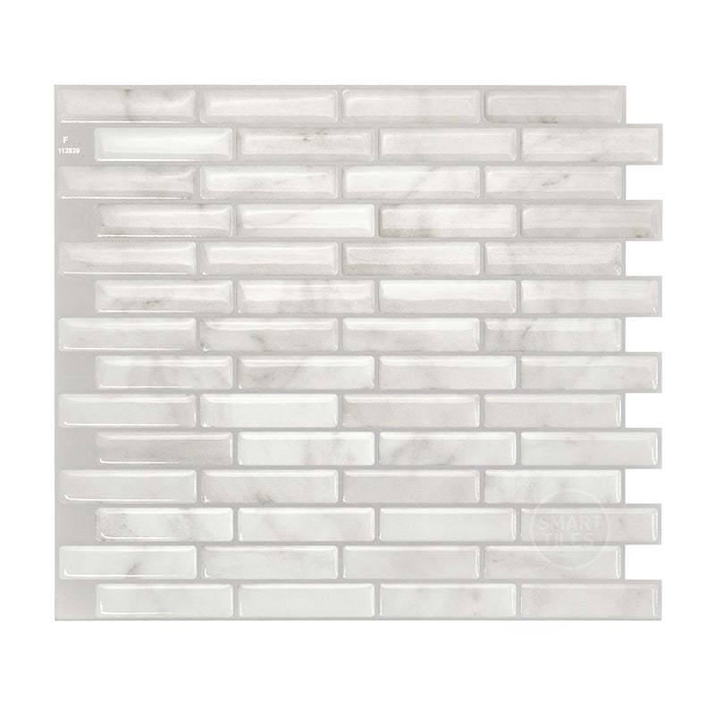MILENZA Grey peel and stick backsplash tile smart tiles for kitchen, bathroom, vr and fireplace