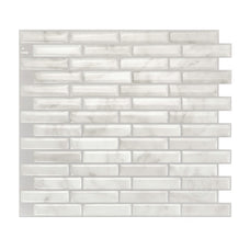 MILENZA Grey peel and stick backsplash tile smart tiles for kitchen, bathroom, vr and fireplace