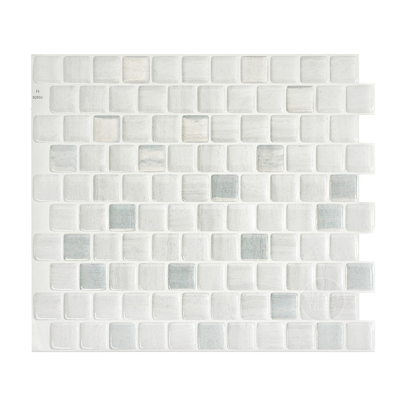 BRIXIA Grey peel and stick backsplash tile smart tiles for kitchen, bathroom, vr and fireplace