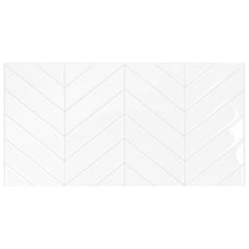 BLOK White peel and stick backsplash tile smart tiles for kitchen, bathroom, vr and fireplace