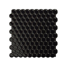 PENNY Black peel and stick backsplash tile smart tiles for kitchen, bathroom, vr and fireplace