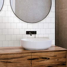 Bathroom peel and stick backsplash tile Square whiite Smart Tiles
