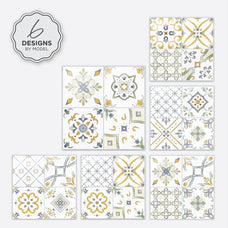 Patterns peel and stick backsplash tile Vintage beige Smart Tiles