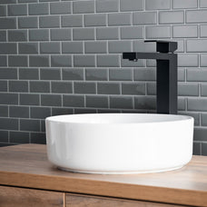 Bathroom peel and stick backsplash tile Subway grey Smart Tiles