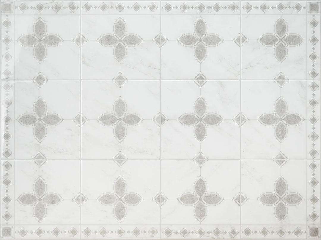 KIT-KITCHEN Grey, White peel and stick backsplash tile smart tiles for kitchen, bathroom, vr and fireplace