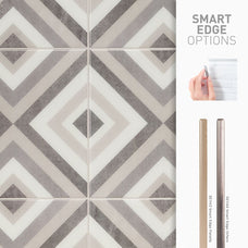 Dimensions peel and stick backsplash tiles KIT-KITCHEN Beige Smart Tiles