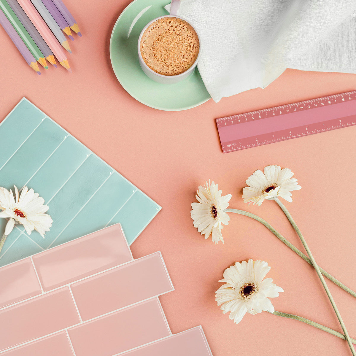 Spring Refresh: Add Soft Pastel Hues with Peel and Stick Smart Tiles ...