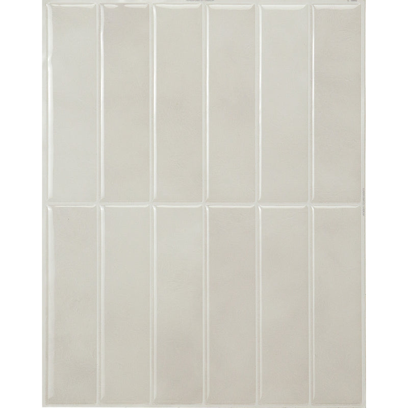 MOROCCO White Grey peel and stick backsplash tile smart tiles for kitchen, bathroom, vr and fireplace