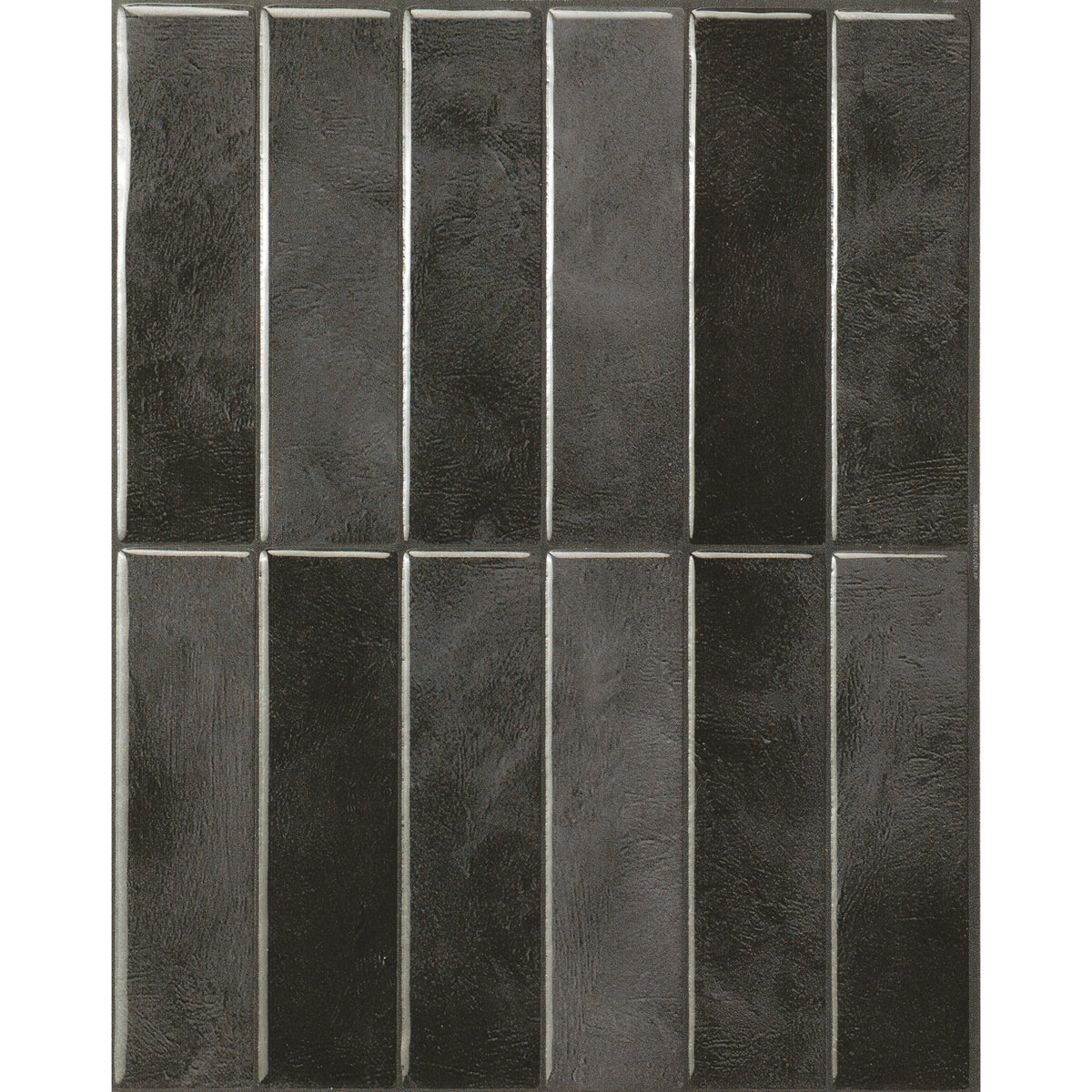 MOROCCO Black peel and stick backsplash tile smart tiles for kitchen, bathroom, vr and fireplace