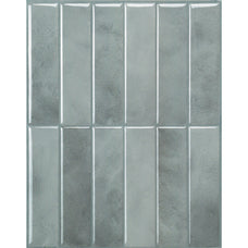 MOROCCO Grey peel and stick backsplash tile smart tiles for kitchen, bathroom, vr and fireplace